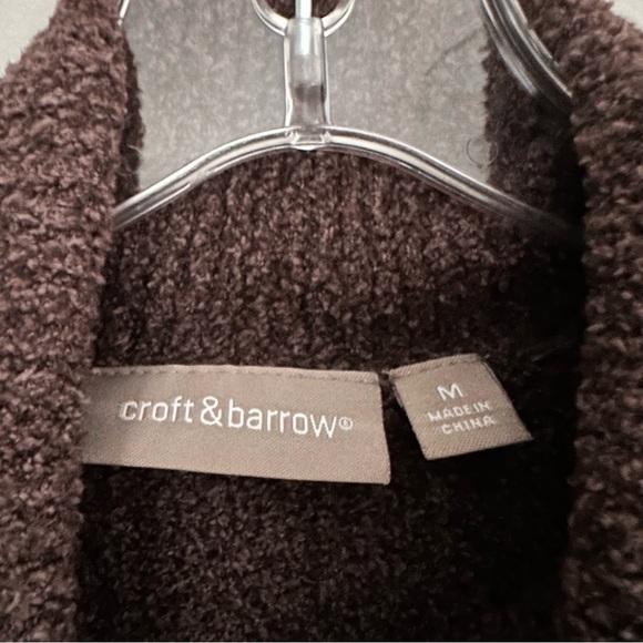 Croft & Barrow Brown Long sleeve winter turtle neck sweater - Picture 3 of 5